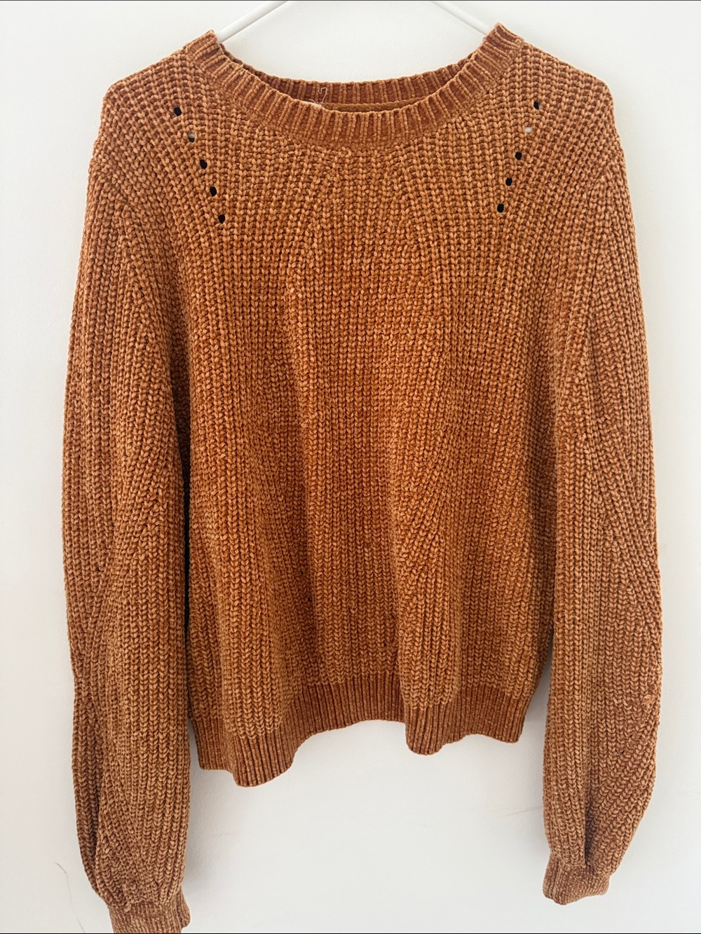 Cozy Chunky Knit Sweater in Rust